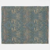 William Morris Peacock en Dragon Fleece Deken (Voorkant (Horizontaal))