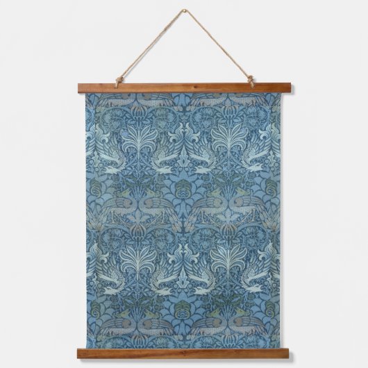  William Morris Peacock en Dragon Hangend Wandkleed (Voorkant)