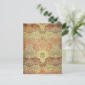 William Morris Peacock en Dragon Pattern Briefkaart (Staand voorkant)