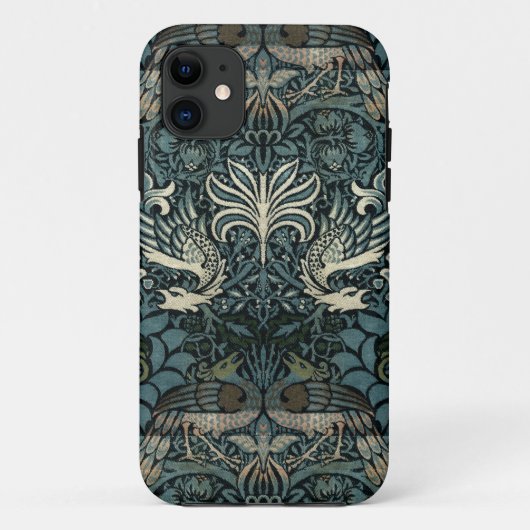 William Morris  Peacock en Dragon Pattern Case-Mate iPhone Case (Achterkant)