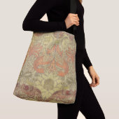William Morris Peacock en Dragon Pattern Crossbody Tas (Dichtbij)