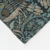 William Morris Peacock en Dragon Pattern Fleece Deken (Hoek)