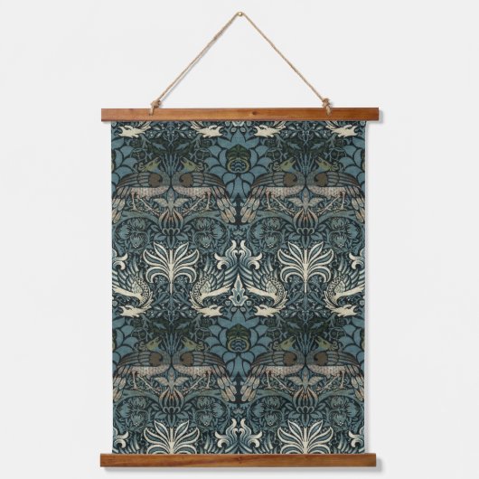 William Morris  Peacock en Dragon Pattern Hangend Wandkleed (Voorkant)