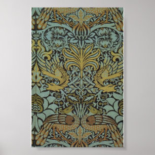William Morris , Peacock en Dragon Print