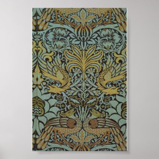 William Morris , Peacock en Dragon Print (Voorkant)