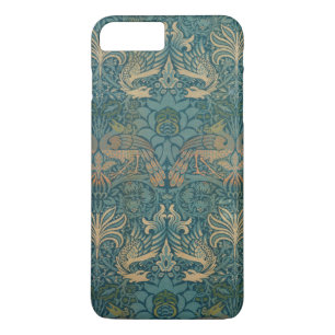 William Morris Peacock en Dragon Textile Design Case-Mate iPhone Case