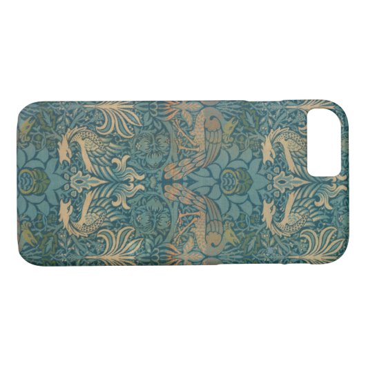 William Morris Peacock en Dragon Textile Design Case-Mate iPhone Case (Achterkant (Horizontaal))