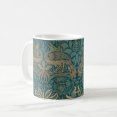 William Morris Peacock en Dragon Textile Design Koffiemok (Voorkant links)