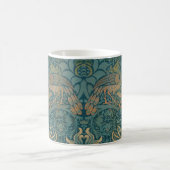 William Morris Peacock en Dragon Textile Design Koffiemok (Center)