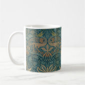 William Morris Peacock en Dragon Textile Design Koffiemok (Links)