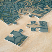 William Morris Peacock en Dragon Textile Design Legpuzzel (Zijkant)