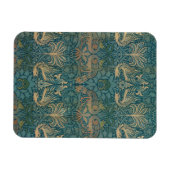 William Morris Peacock en Dragon Textile Design Magneet (Horizontaal)