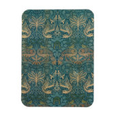 William Morris Peacock en Dragon Textile Design Magneet (Verticaal)