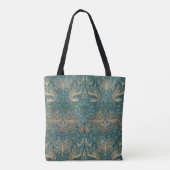 William Morris Peacock en Dragon Textile Design Tote Bag (Achterkant)
