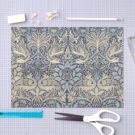 William Morris Peacock en Dragon Tissuepapier (Craft)