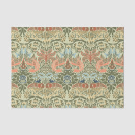 William Morris Peacock en Dragon Tissuepapier