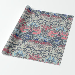William Morris Peacock en Dragon Wrapping Paper Cadeaupapier