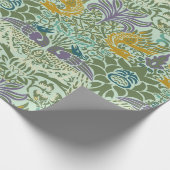 William Morris Peacock en Dragon Wrapping Paper Cadeaupapier (Hoek)
