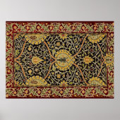 William Morris Persian Carpet Art Print Design (Voorkant)