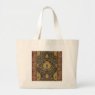 William Morris Persian Carpet Art Print Design Grote Tote Bag