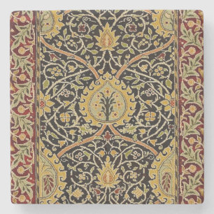 William Morris Persian Carpet Art Print Design Stenen Onderzetter