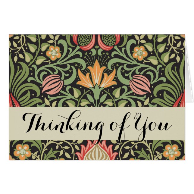 William Morris Persian Floral Antiek (Voorkant Horizontaal)