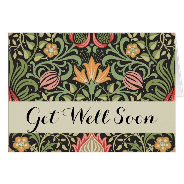 William Morris Persian Floral Antiek (Voorkant Horizontaal)