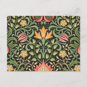 William Morris Persian Floral Antiek Briefkaart