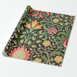 William Morris Persian Floral Antiek Cadeaupapier