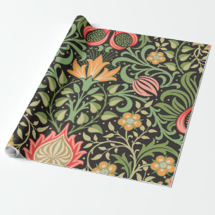 William Morris Persian Floral Antiek Cadeaupapier