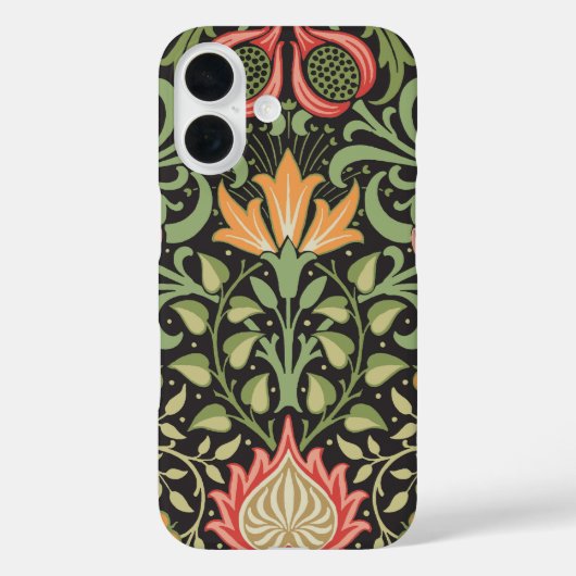 William Morris Persian Floral Antiek Case-Mate iPhone Case (Achterkant)