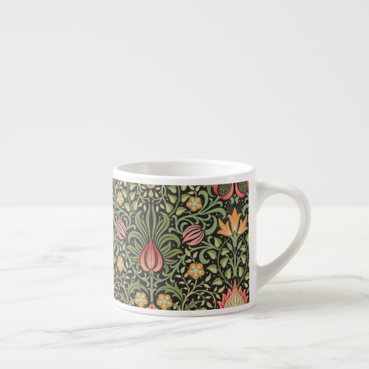 William Morris Persian Floral Antiek Espresso Kop (Rechts)