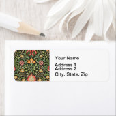 William Morris Persian Floral Antiek Etiket (Insitu)