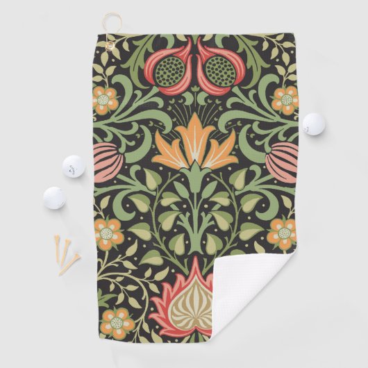 William Morris Persian Floral Antiek Golfhanddoek (Insitu)