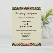 William Morris Persian Floral Antiek Kaart (Staand voorkant)