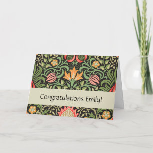 William Morris Persian Floral Antiek Kaart