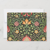 William Morris Persian Floral Antiek Kaart (Voorkant)