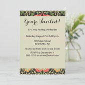 William Morris Persian Floral Antiek Kaart (Staand voorkant)