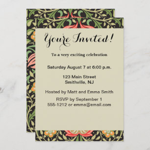 William Morris Persian Floral Antiek Kaart