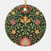 William Morris Persian Floral Antiek Keramisch Ornament (Voorkant)