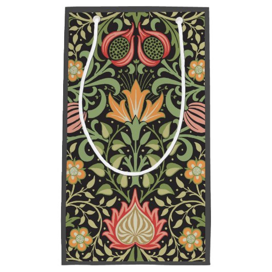 William Morris Persian Floral Antiek Klein Cadeauzakje (Voorkant)