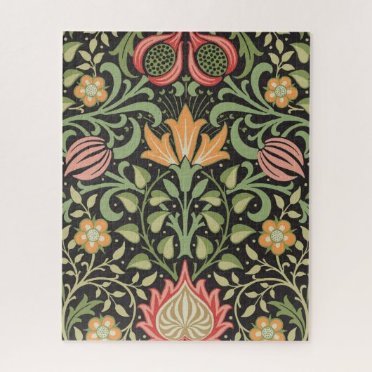 William Morris Persian Floral Antiek Legpuzzel (Verticaal)