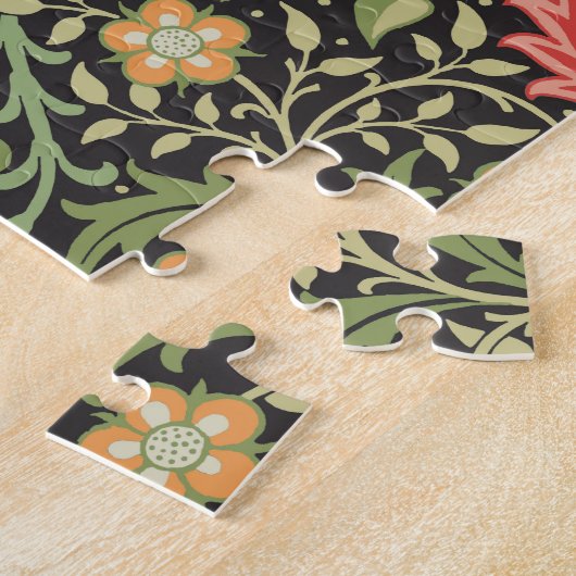 William Morris Persian Floral Antiek Legpuzzel (Zijkant)