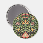 William Morris Persian Floral Antiek Magneet (Voorkant / Achterkant)