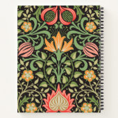 William Morris Persian Floral Antiek Notitieboek (Achterkant)