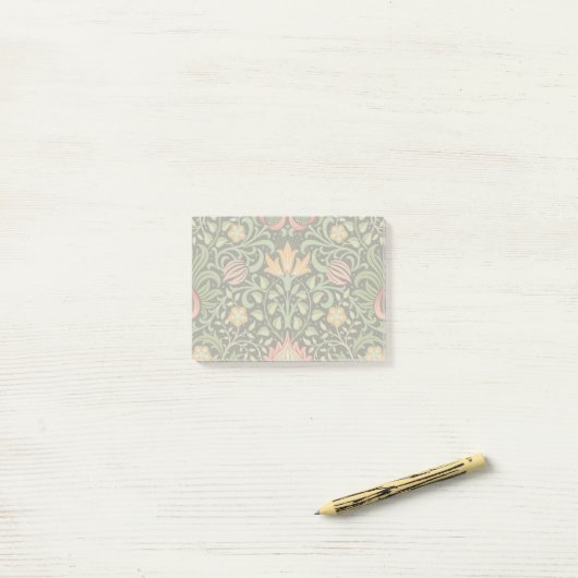 William Morris Persian Floral Antiek Post-it® Notes (Op bureau)