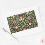 William Morris Persian Floral Antiek Rechthoekige Sticker (Envelop)