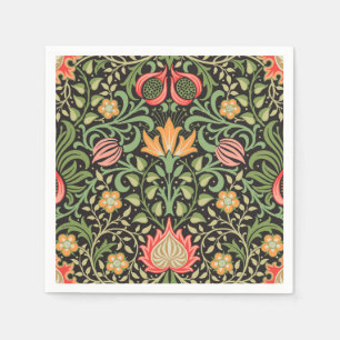 William Morris Persian Floral Antiek Servet