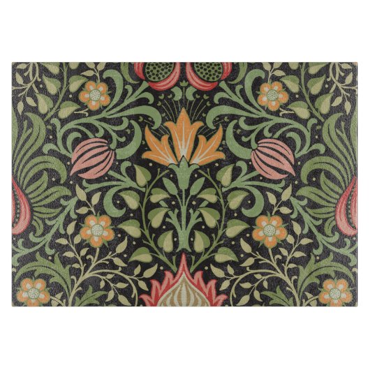 William Morris Persian Floral Antiek Snijplank (Voorkant)
