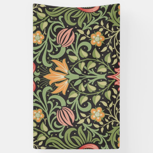 William Morris Persian Floral Antiek Spandoek (Verticaal)